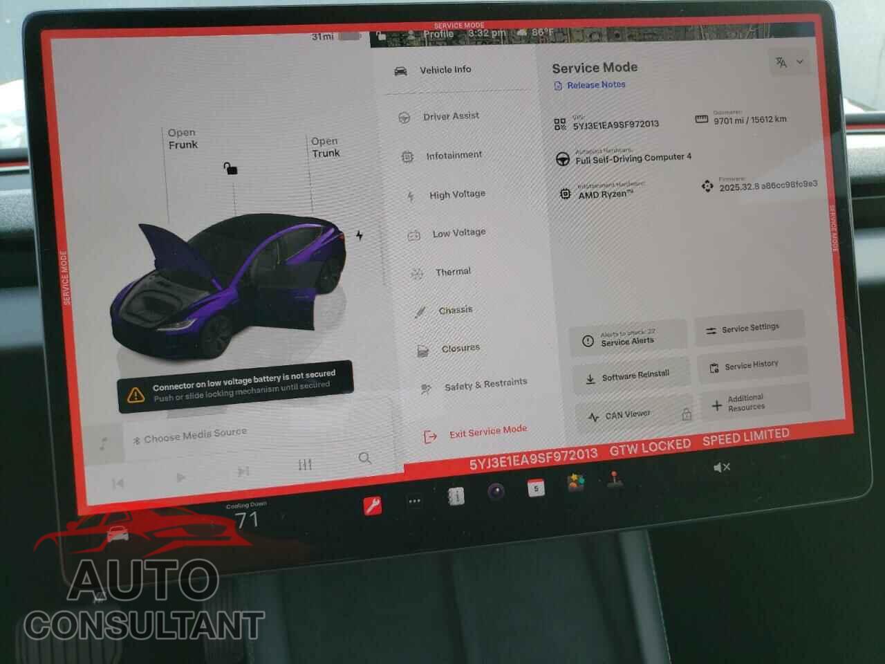 TESLA MODEL 3 2025 - 5YJ3E1EA9SF972013