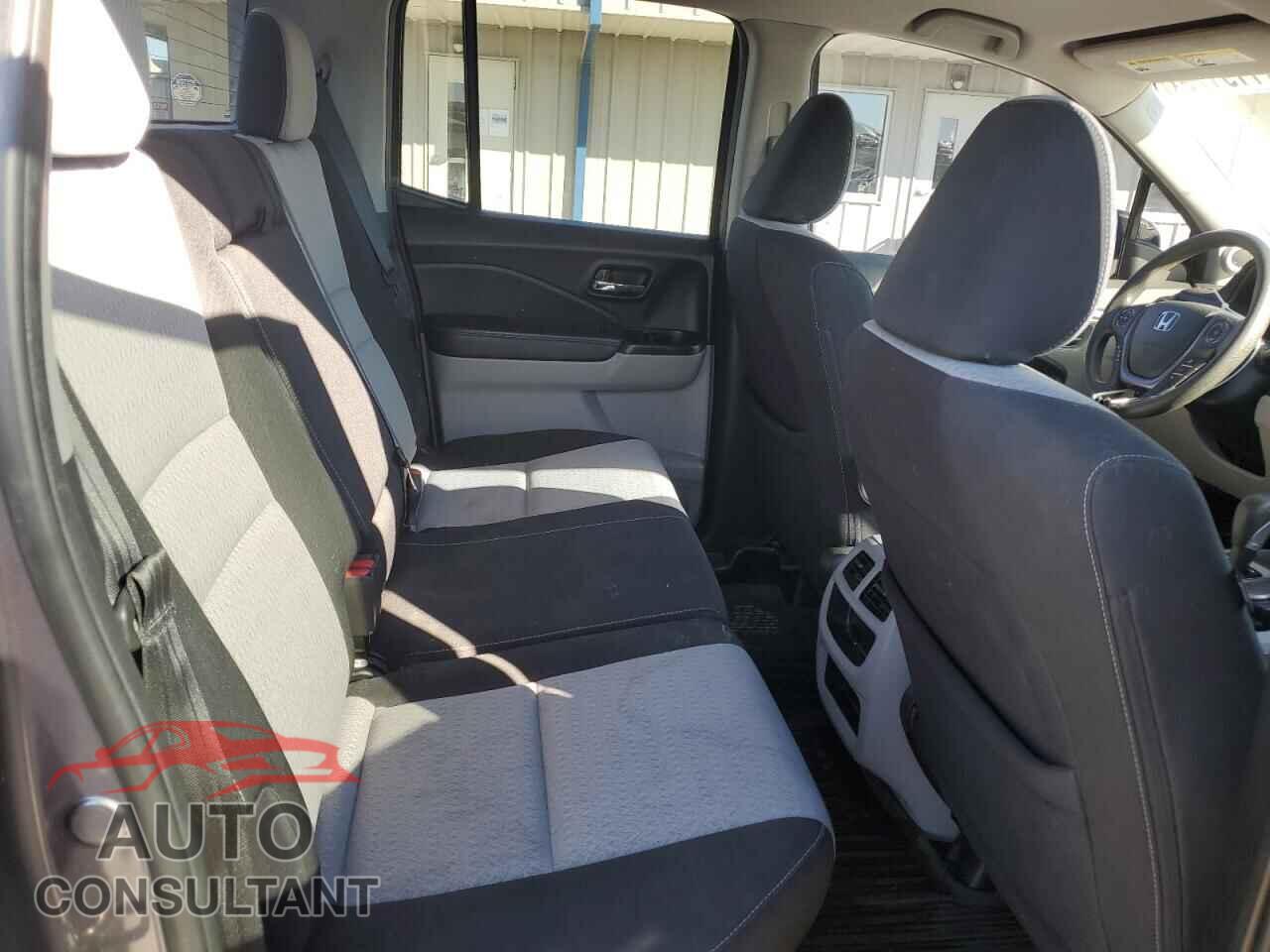 HONDA RIDGELINE 2017 - 5FPYK3F45HB037669