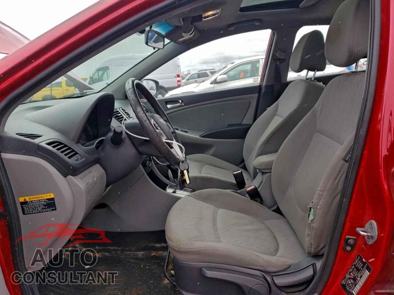 HYUNDAI ACCENT 2012 - KMHCU4AE4CU125210