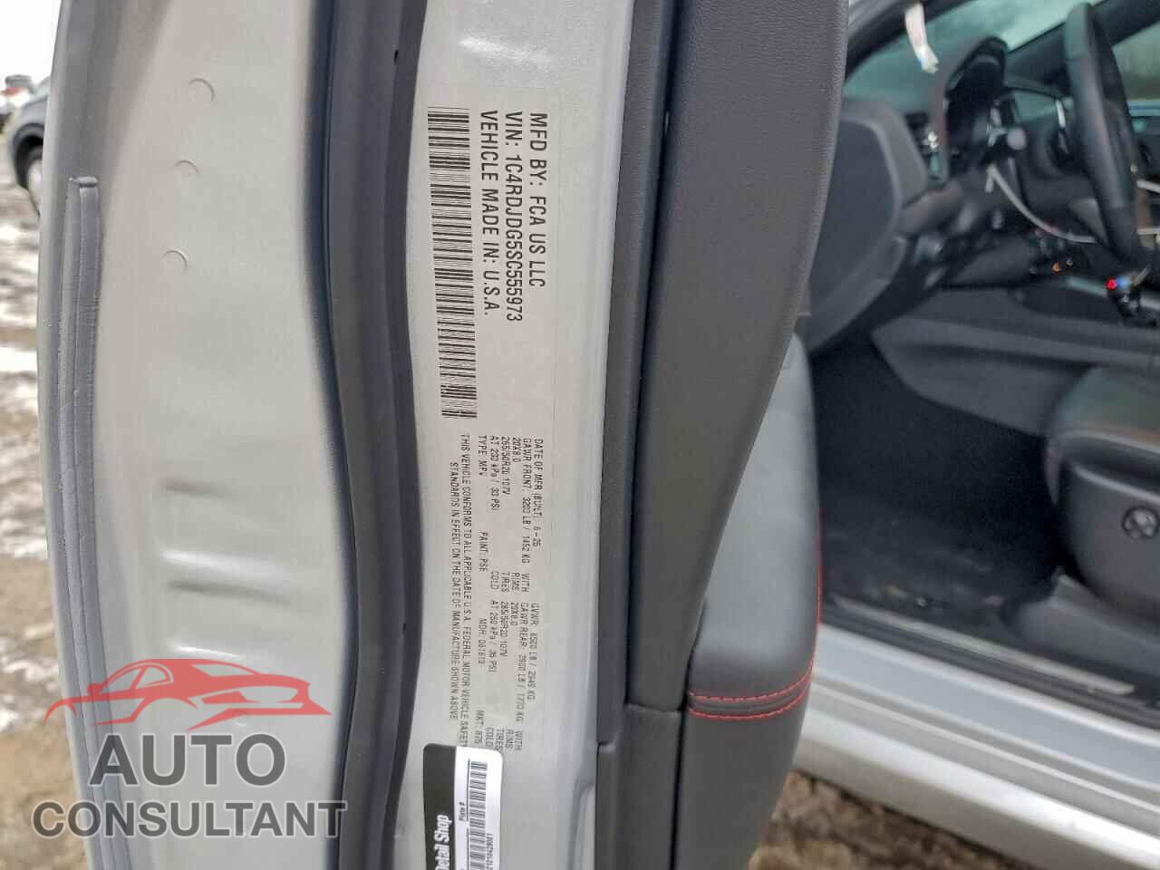 DODGE DURANGO 2025 - 1C4RDJDG5SC555973