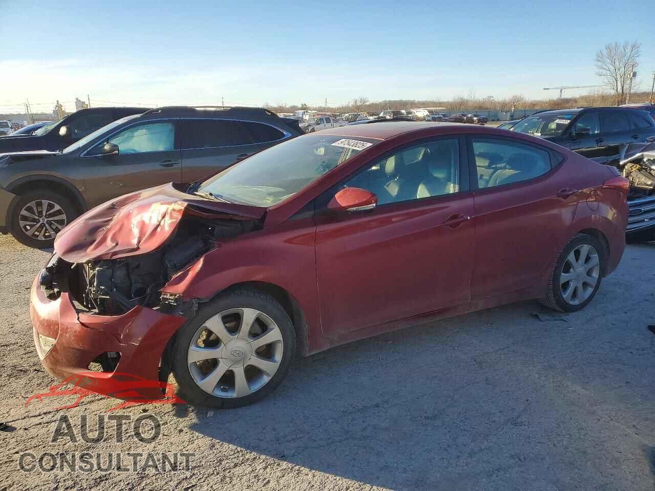 HYUNDAI ELANTRA 2012 - KMHDH4AE9CU369976