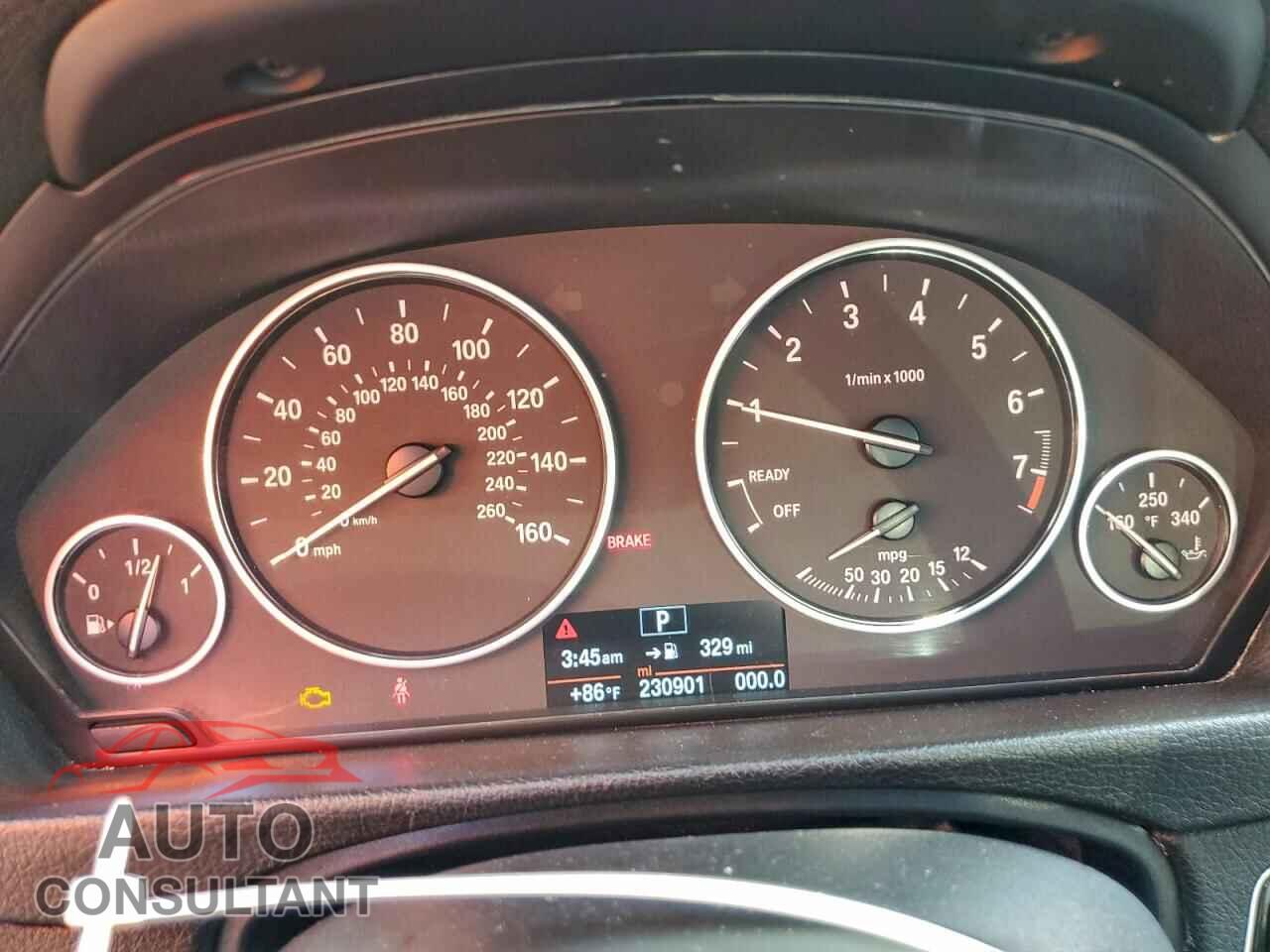 BMW 3 SERIES 2015 - WBA3C3C54FK200953