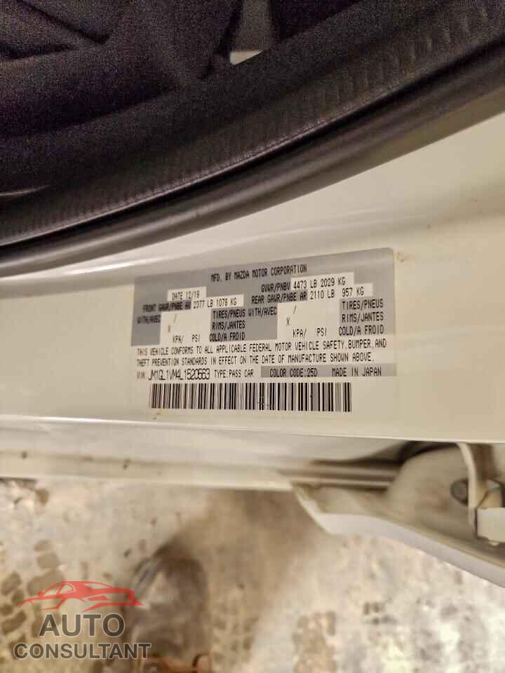 MAZDA 6 2020 - JM1GL1VM4L1520563