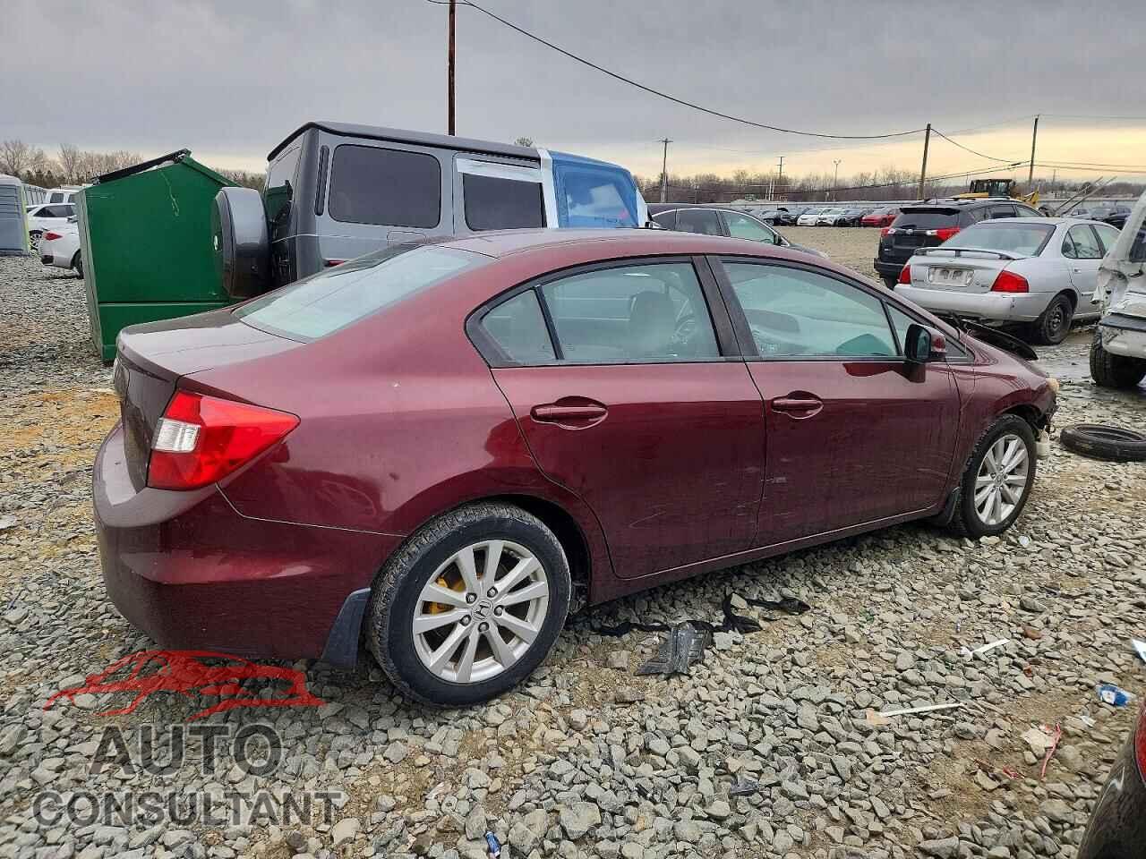 HONDA CIVIC 2012 - 19XFB2F9XCE364704