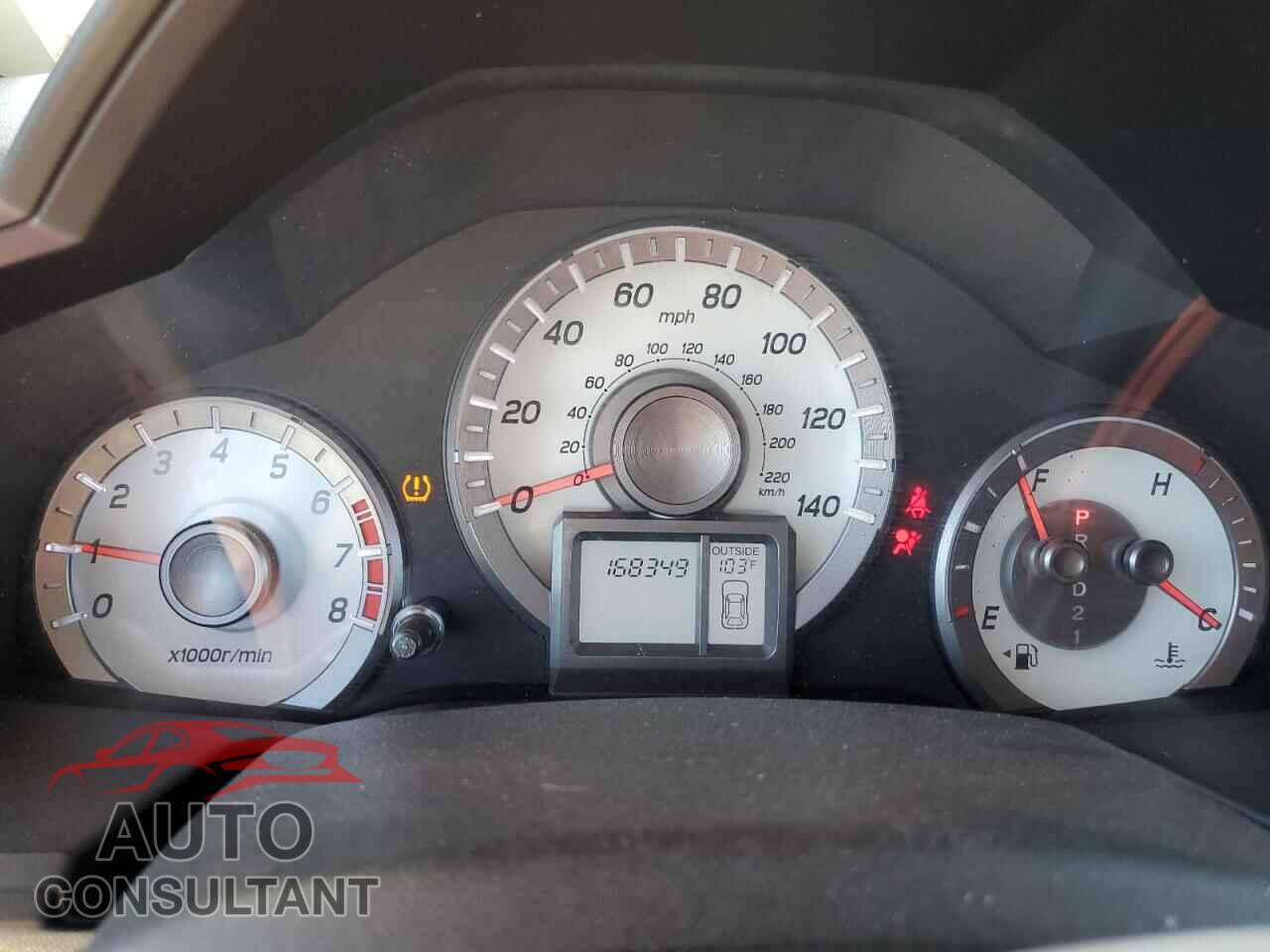 HONDA PILOT 2012 - 5FNYF3H72CB024276