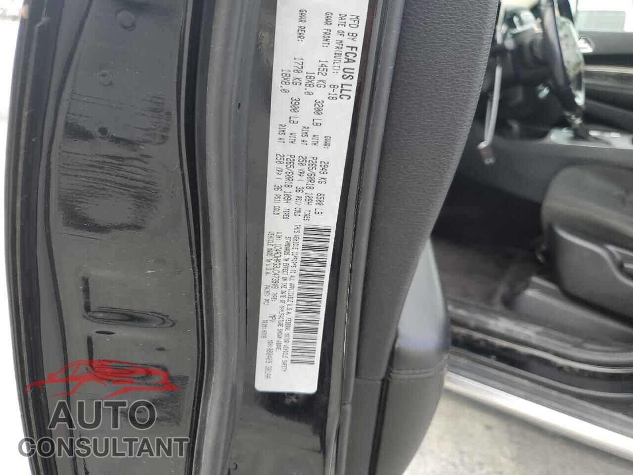 DODGE DURANGO 2018 - 1C4RDHAG9JC473949