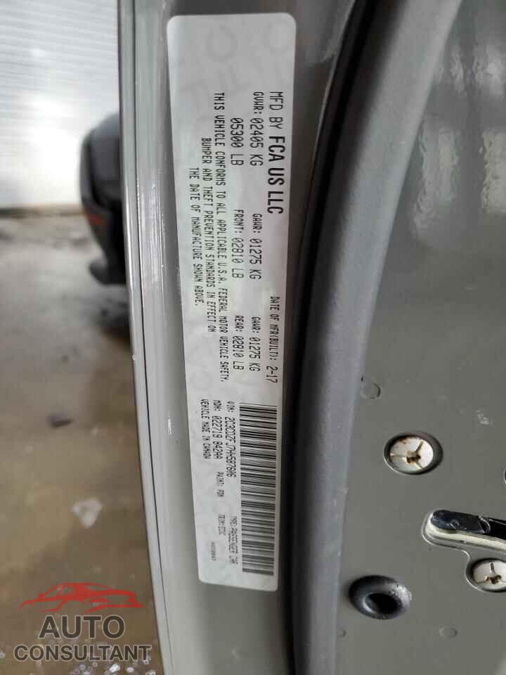 DODGE CHALLENGER 2017 - 2C3CDZFJ7HH587606