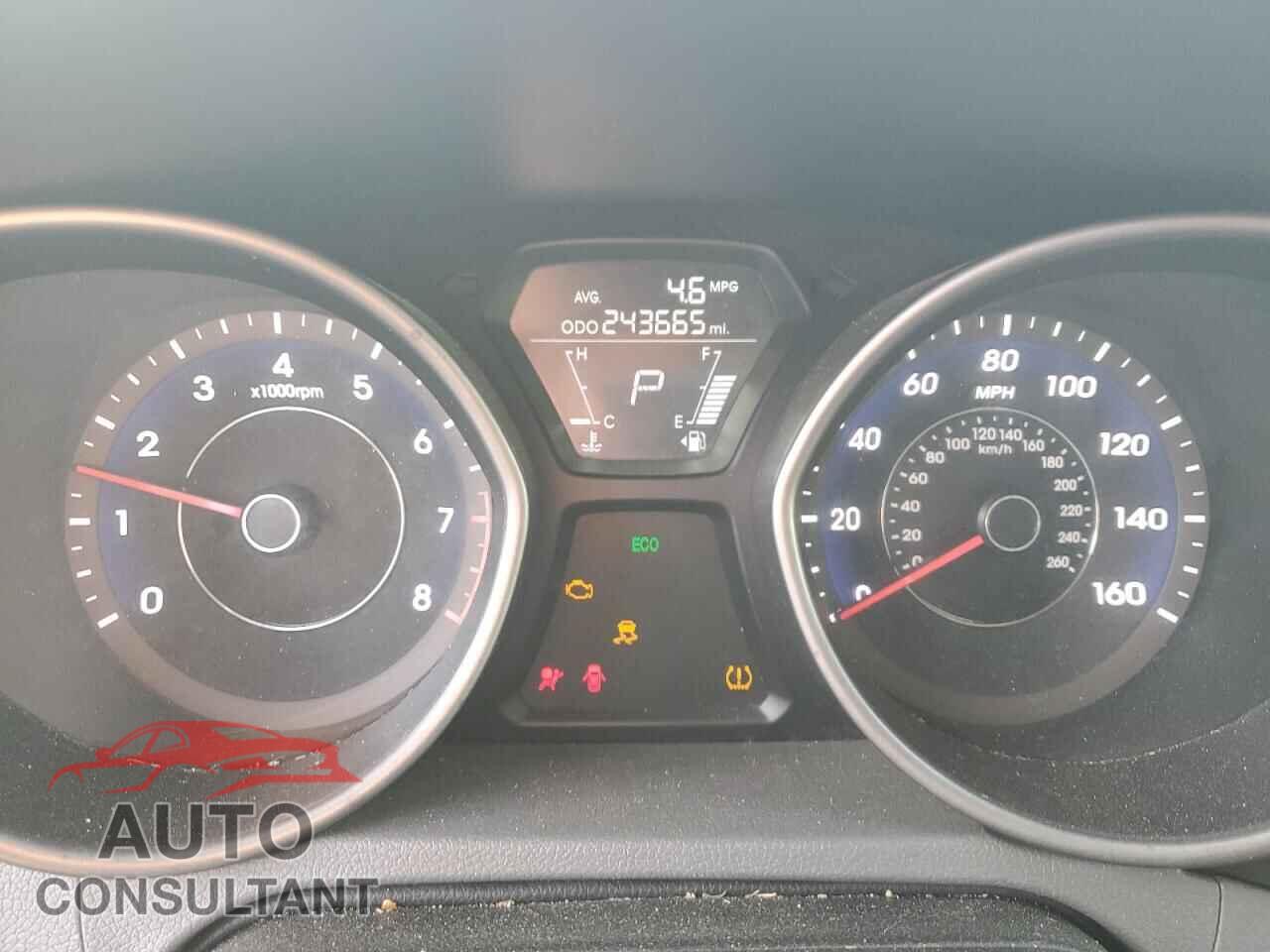 HYUNDAI ELANTRA 2012 - 5NPDH4AE2CH067461
