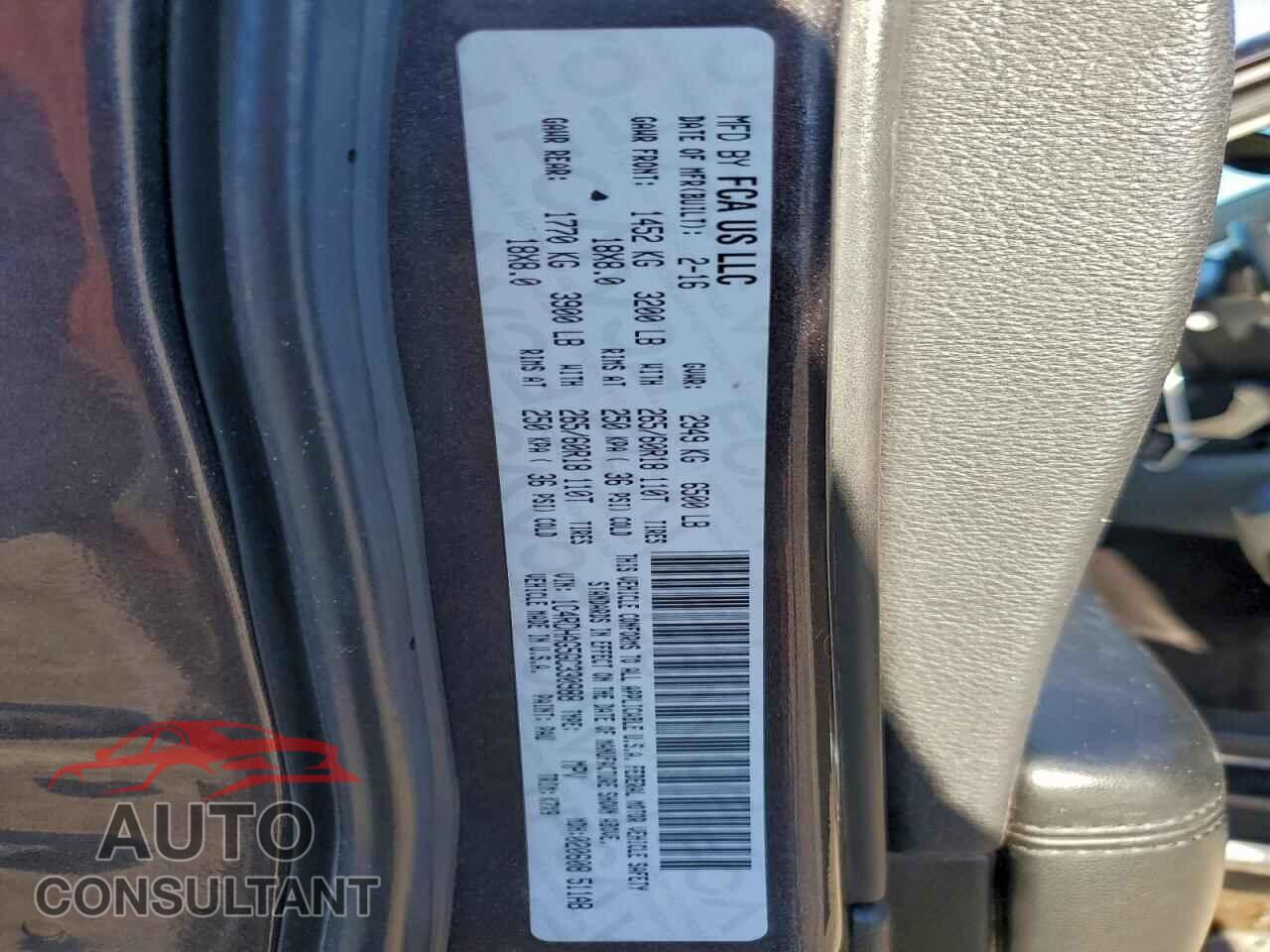 DODGE DURANGO 2016 - 1C4RDHAG5GC330988
