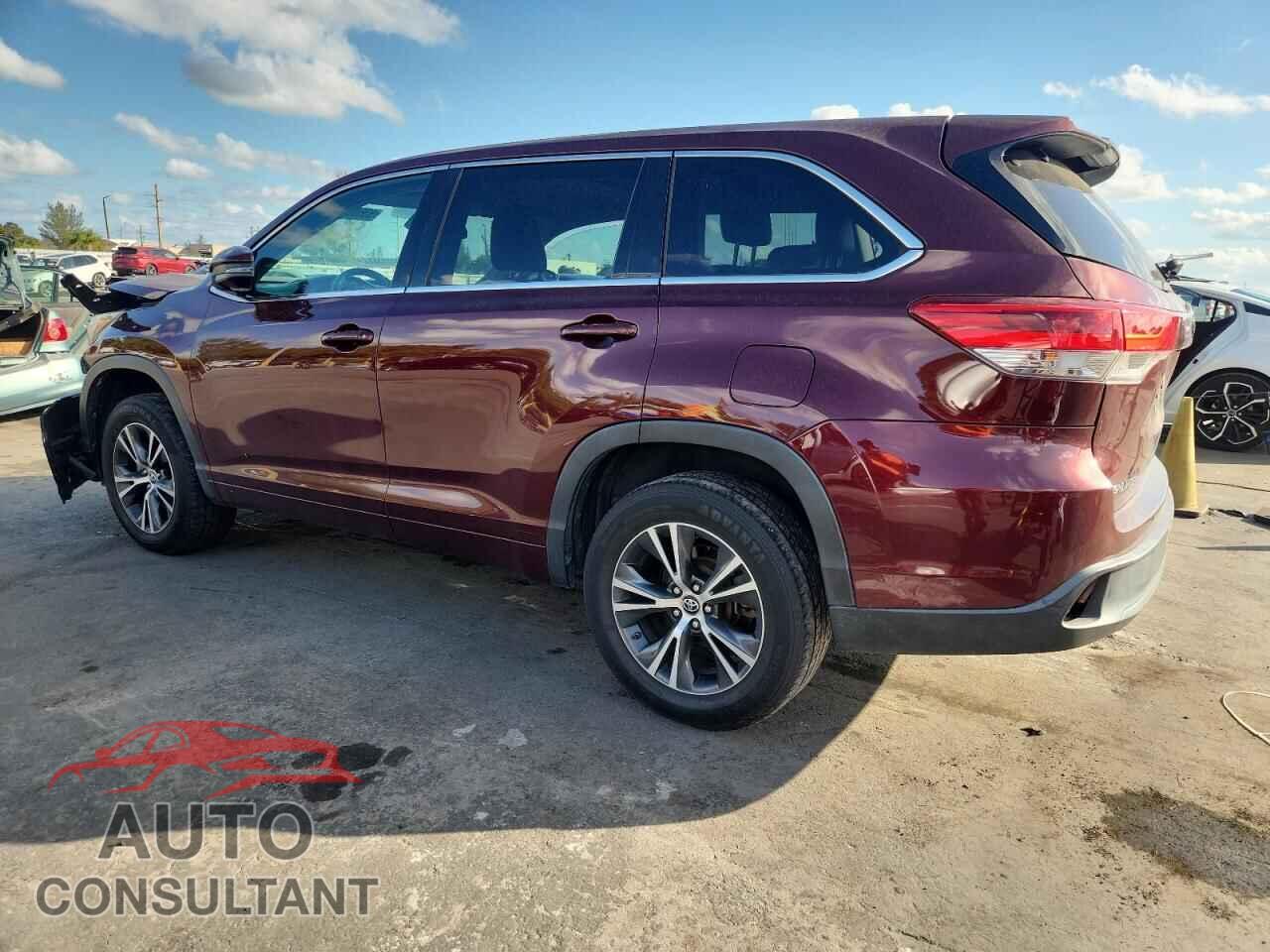 TOYOTA HIGHLANDER 2017 - 5TDZZRFH3HS200653
