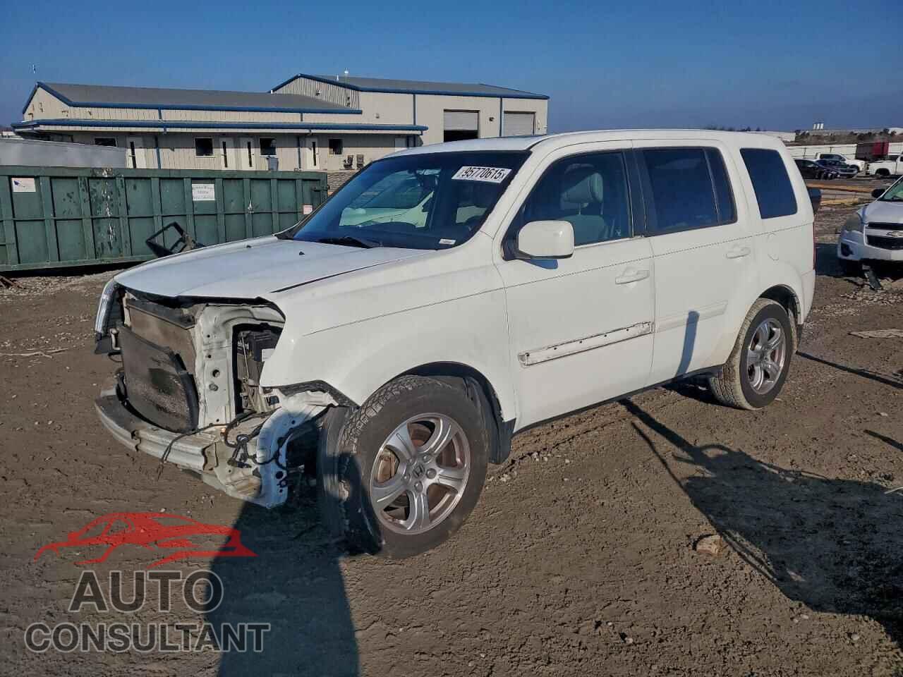 HONDA PILOT 2012 - 5FNYF3H54CB004478
