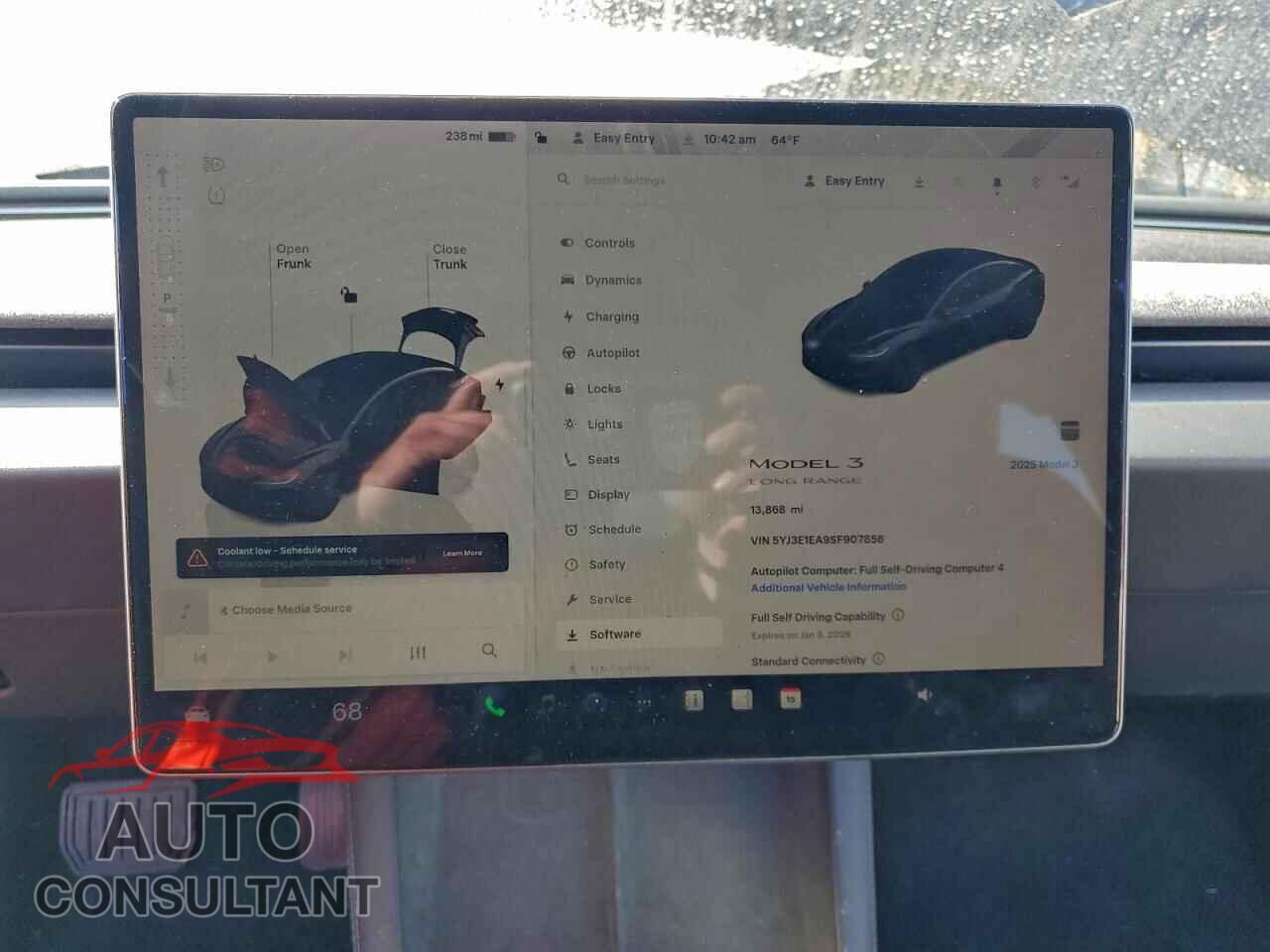 TESLA MODEL 3 2025 - 5YJ3E1EA9SF907856