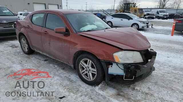 DODGE AVENGER 2012 - 1C3CDZCB4CN160218