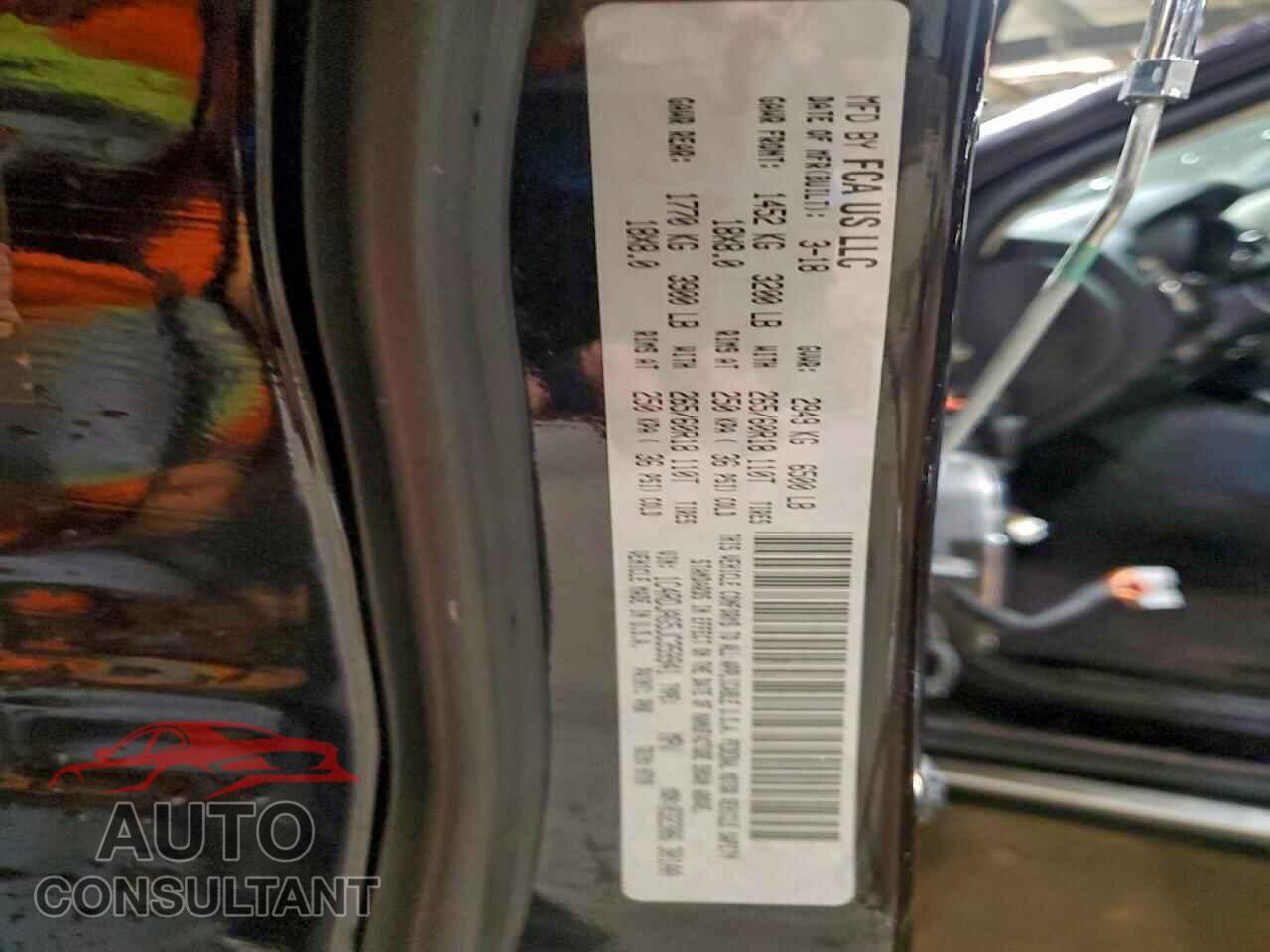 DODGE DURANGO 2018 - 1C4RDJAG5JC359941