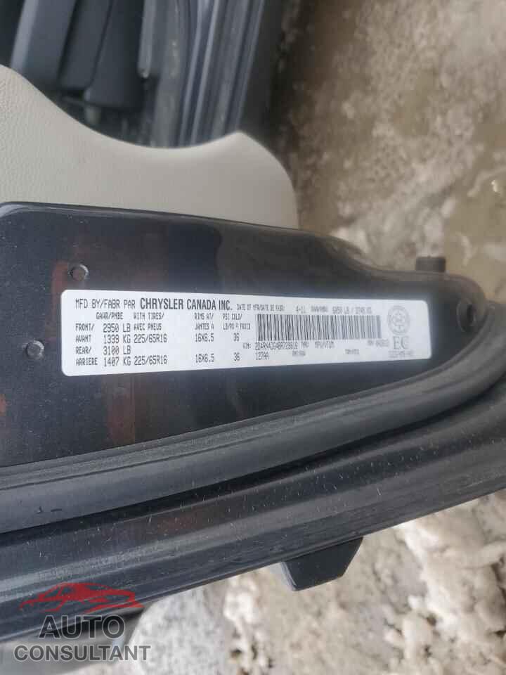 DODGE CARAVAN 2011 - 2D4RN4DG4BR729816