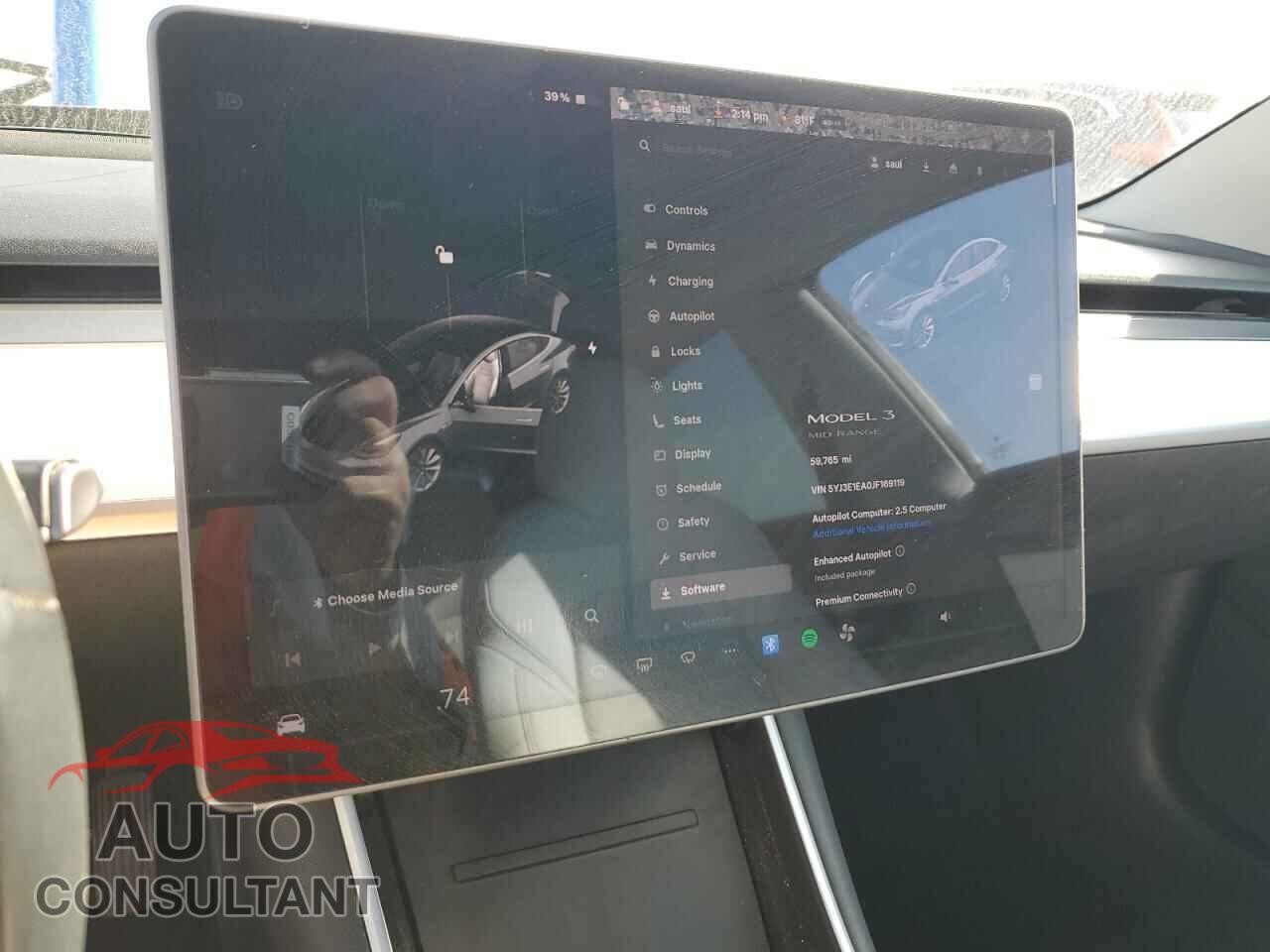 TESLA MODEL 3 2018 - 5YJ3E1EA0JF169119