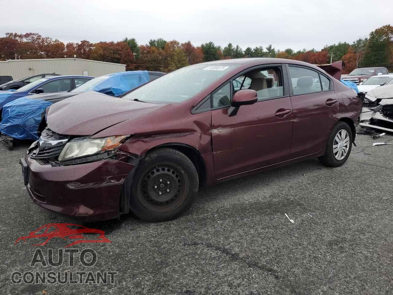 HONDA CIVIC 2012 - 2HGFB2F50CH612820