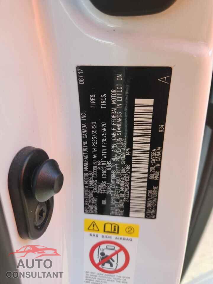 LEXUS RX350 2017 - 2T2ZZMCA6HC072486