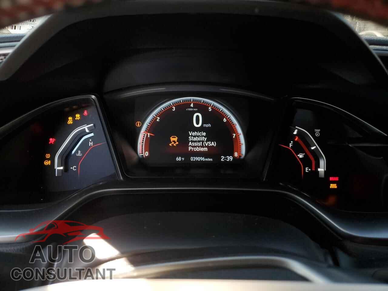 HONDA CIVIC 2019 - 2HGFC3A50KH754738