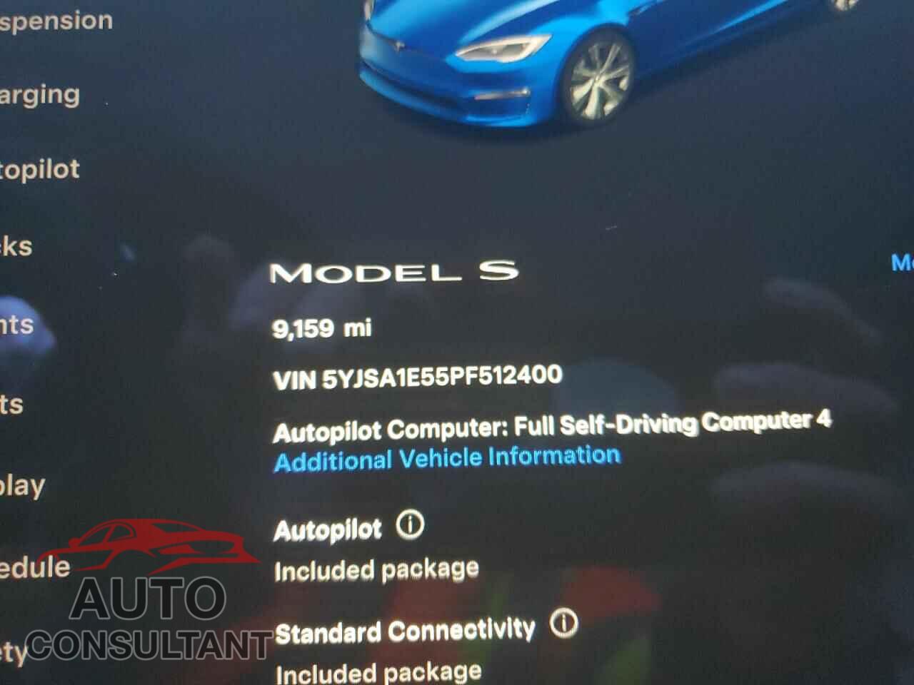 TESLA MODEL S 2023 - 5YJSA1E55PF512400