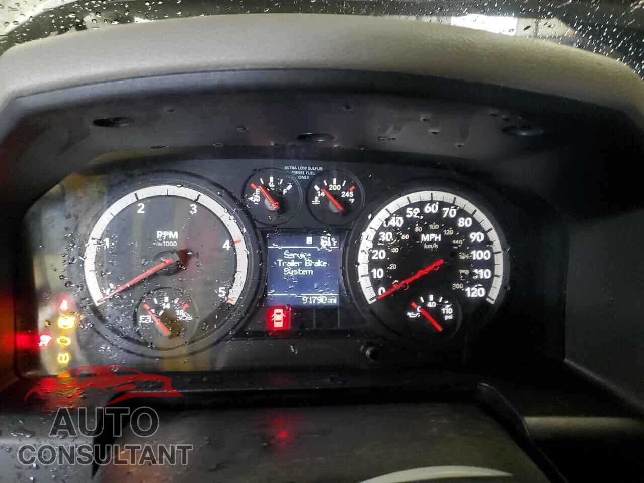 DODGE RAM 2500 2012 - 3C6UD5CL7CG330699