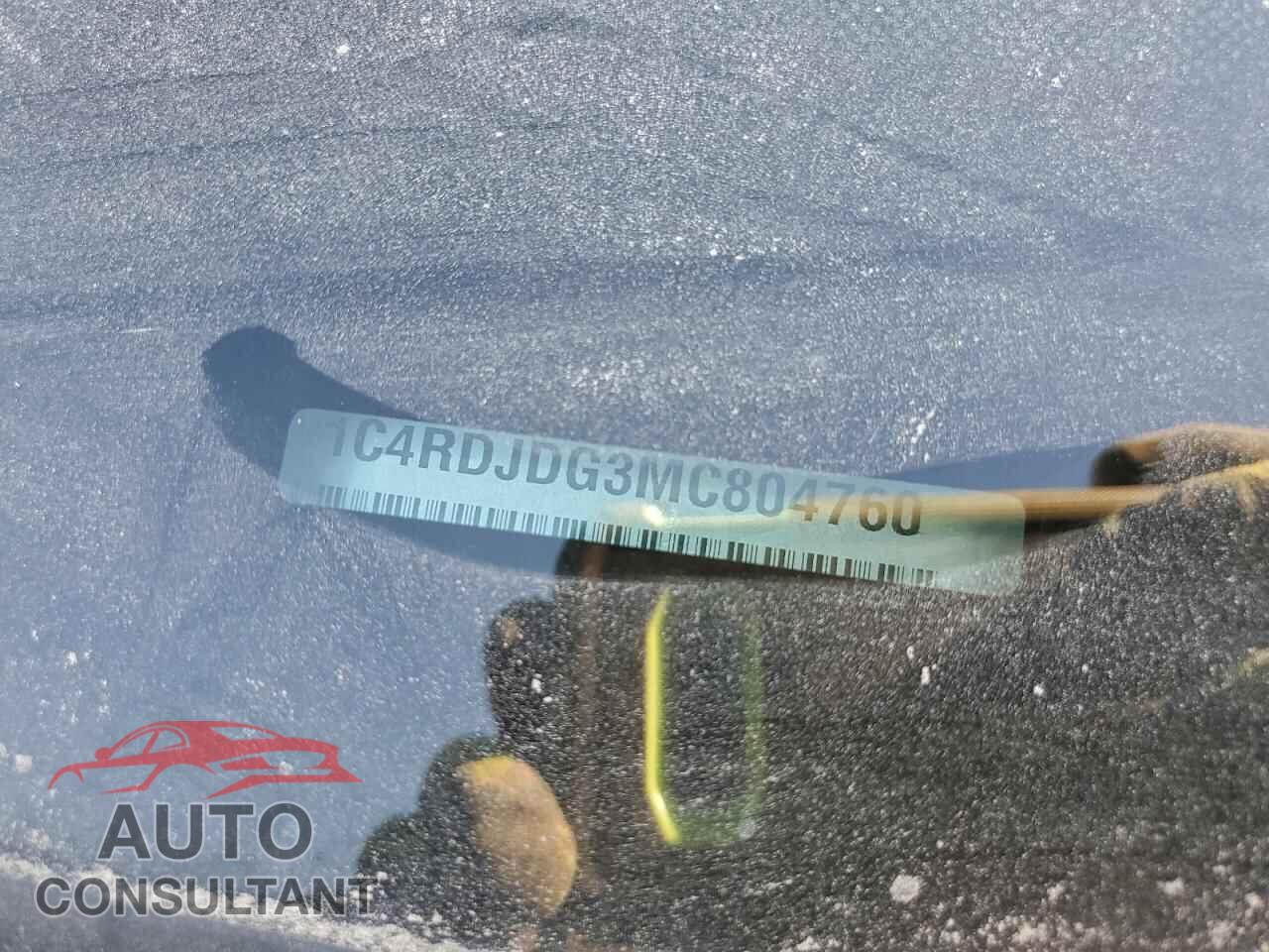 DODGE DURANGO 2021 - 1C4RDJDG3MC804760
