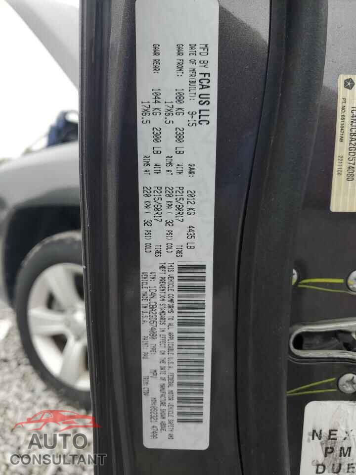 JEEP COMPASS 2016 - 1C4NJCBA2GD574080