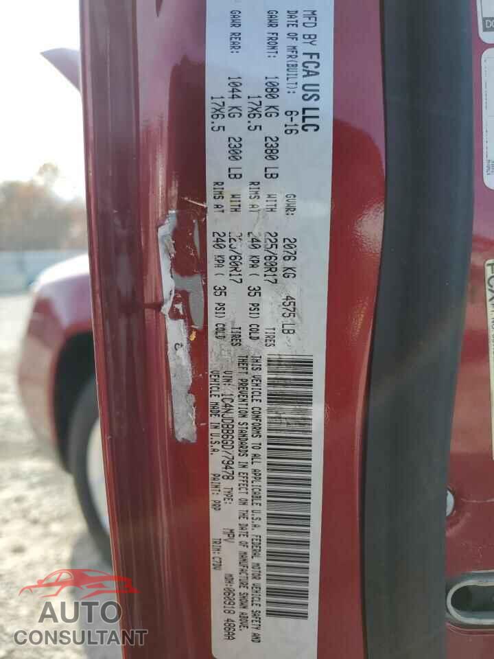 JEEP COMPASS 2016 - 1C4NJDBB6GD779478