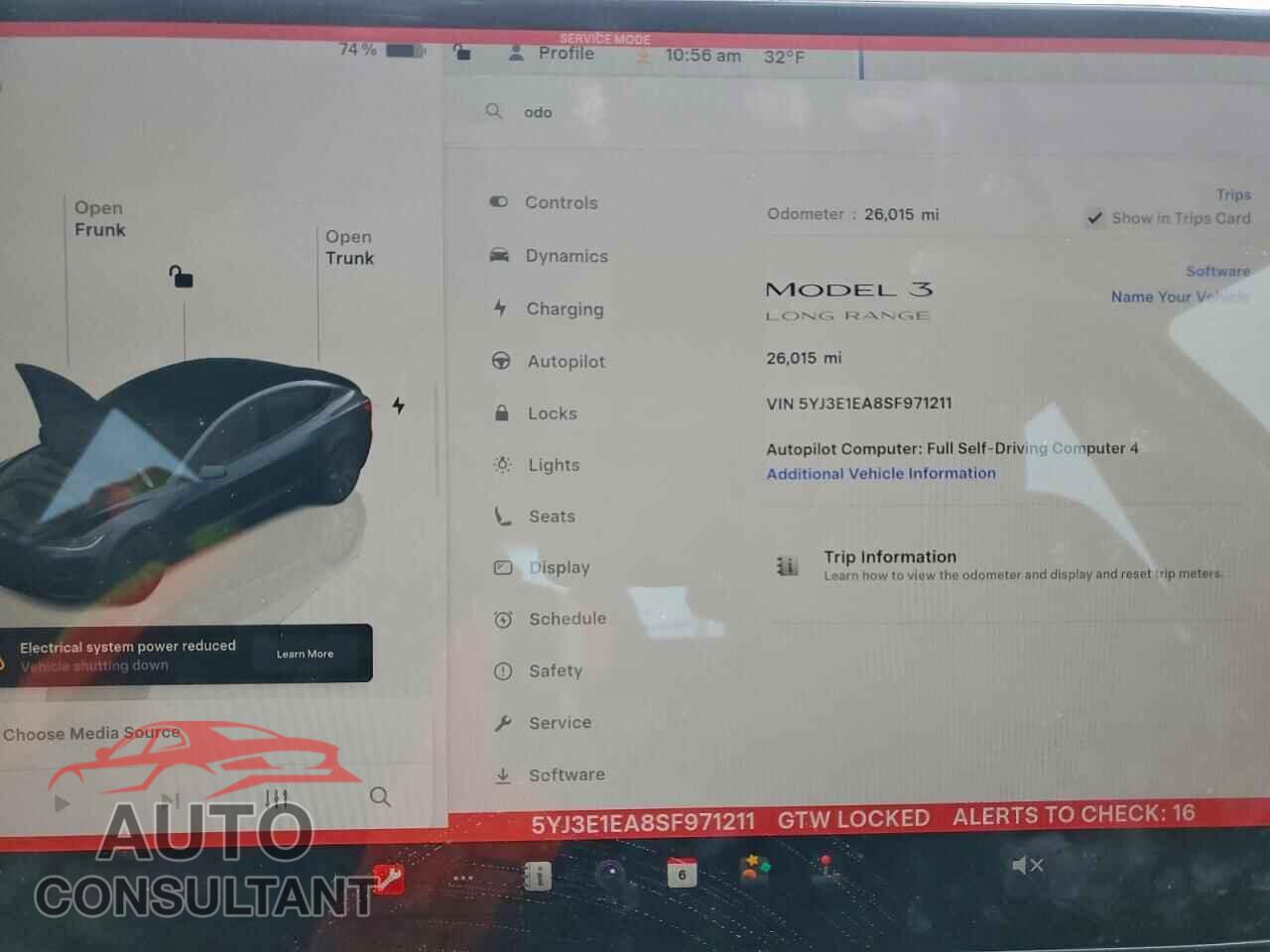 TESLA MODEL 3 2025 - 5YJ3E1EA8SF971211