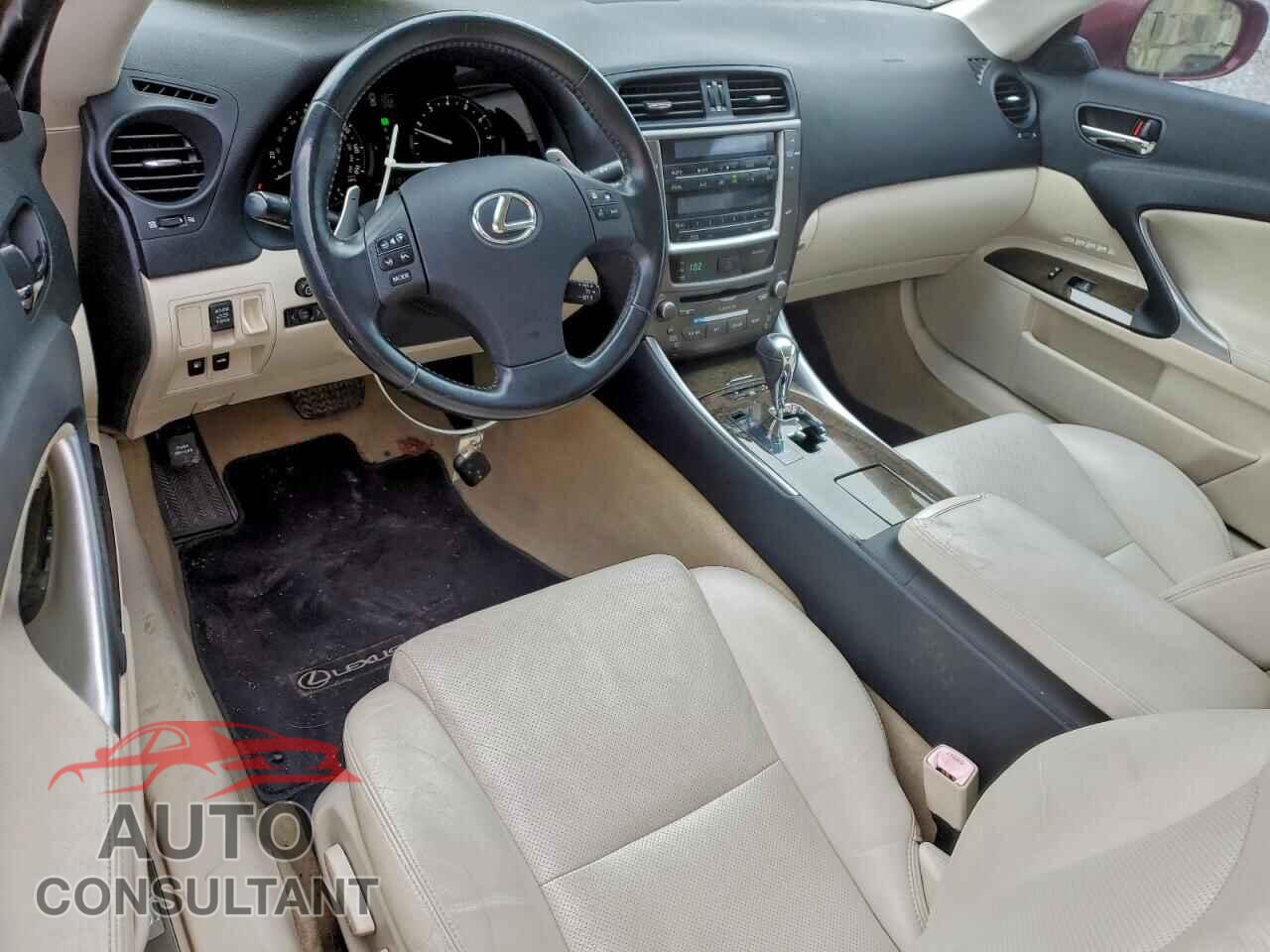 LEXUS IS 2010 - JTHFF2C25A2501049