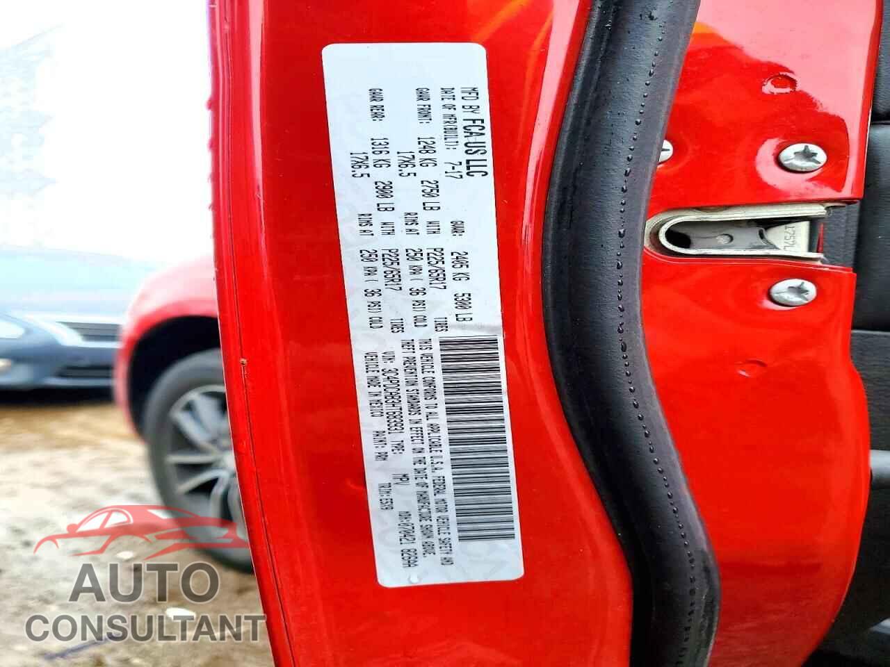 DODGE JOURNEY 2017 - 3C4PDCAB3HT683931