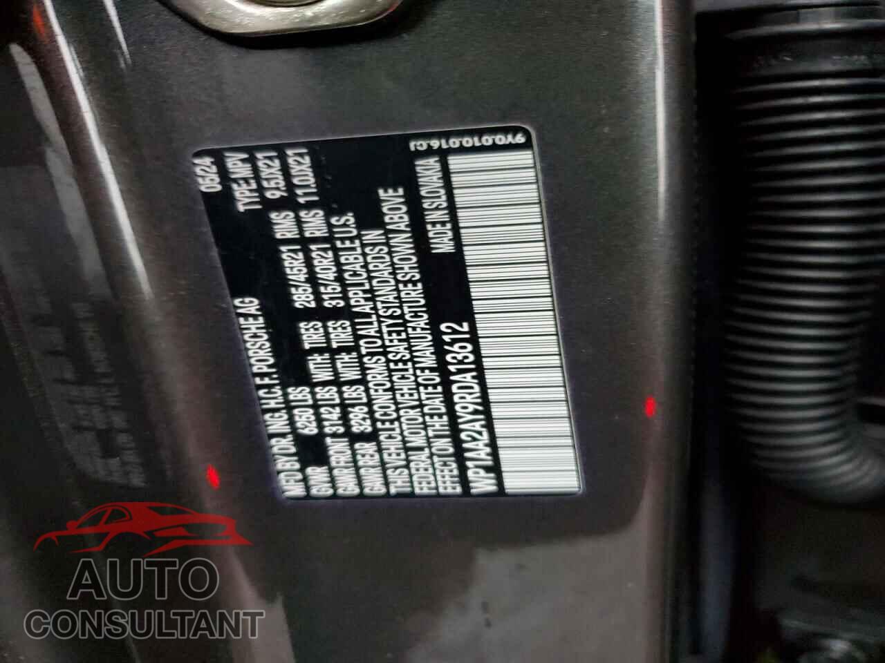 PORSCHE CAYENNE 2024 - WP1AA2AY9RDA13612