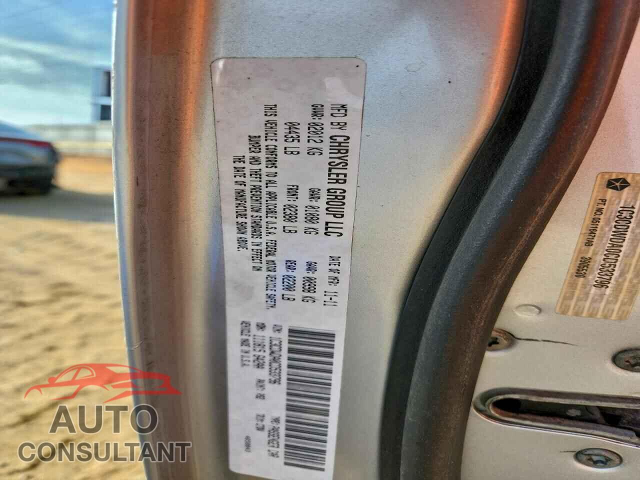 DODGE CALIBER 2012 - 1C3CDWDA0CD533796