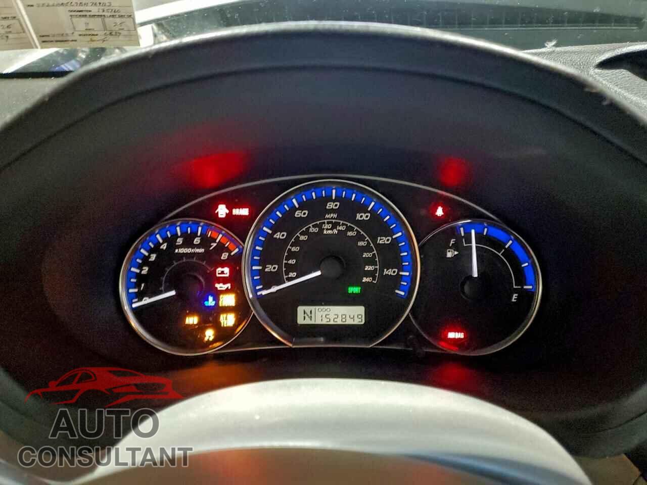 SUBARU FORESTER 2011 - JF2SHAEC9BH769113