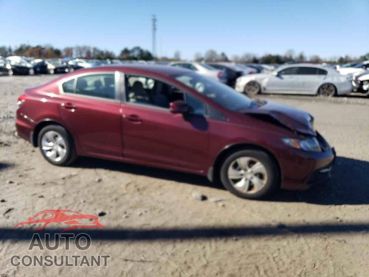 HONDA CIVIC 2013 - 2HGFB2F54DH584084