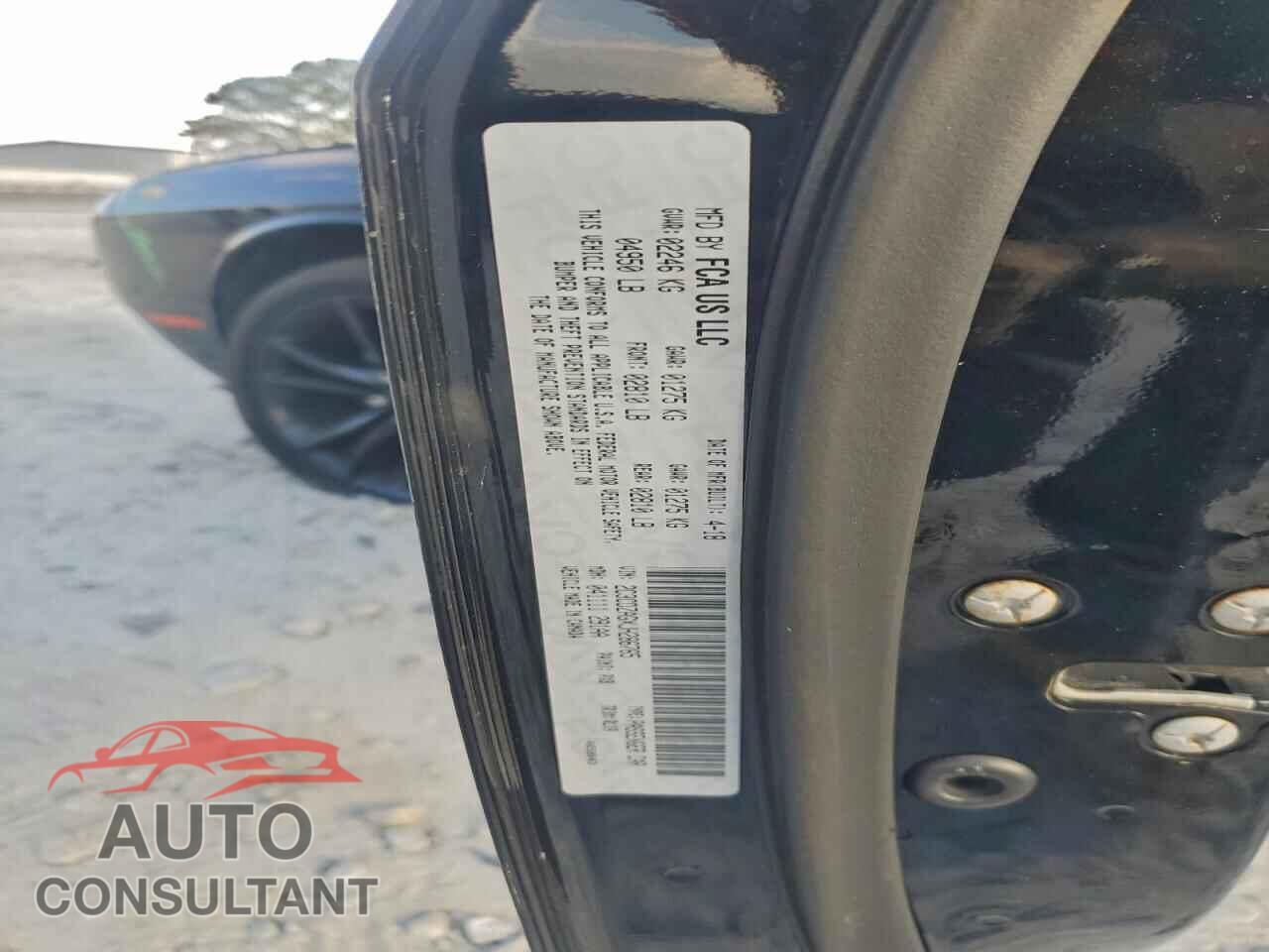 DODGE CHALLENGER 2018 - 2C3CDZAGXJH286765