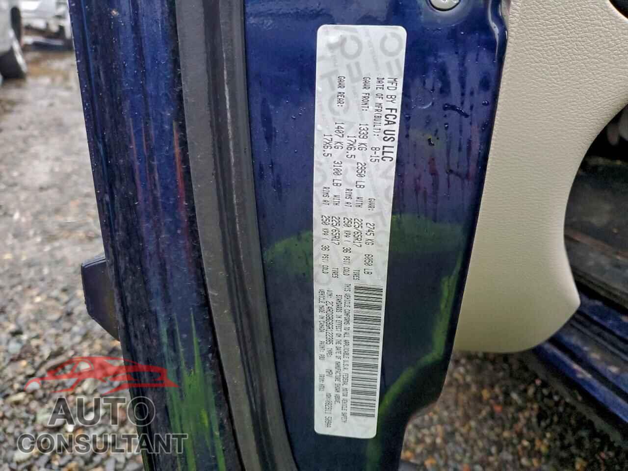 DODGE CARAVAN 2016 - 2C4RDGBG9GR122385