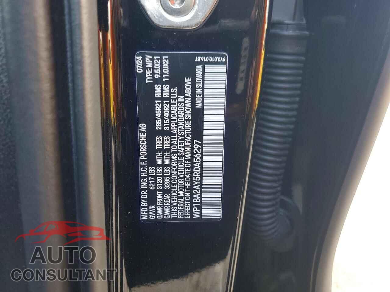 PORSCHE CAYENNE 2024 - WP1BA2AY5RDA56297