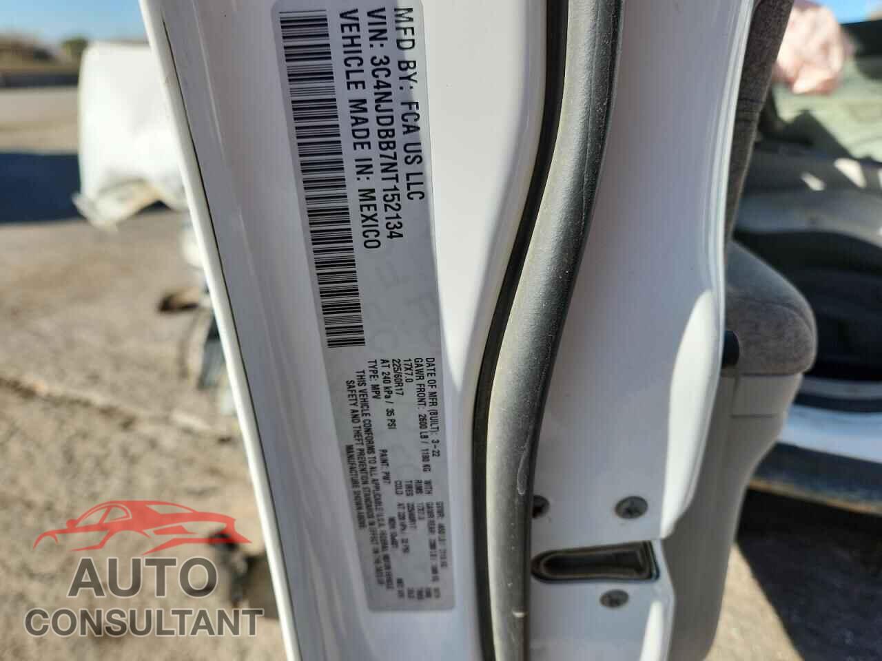JEEP COMPASS 2022 - 3C4NJDBB7NT152134