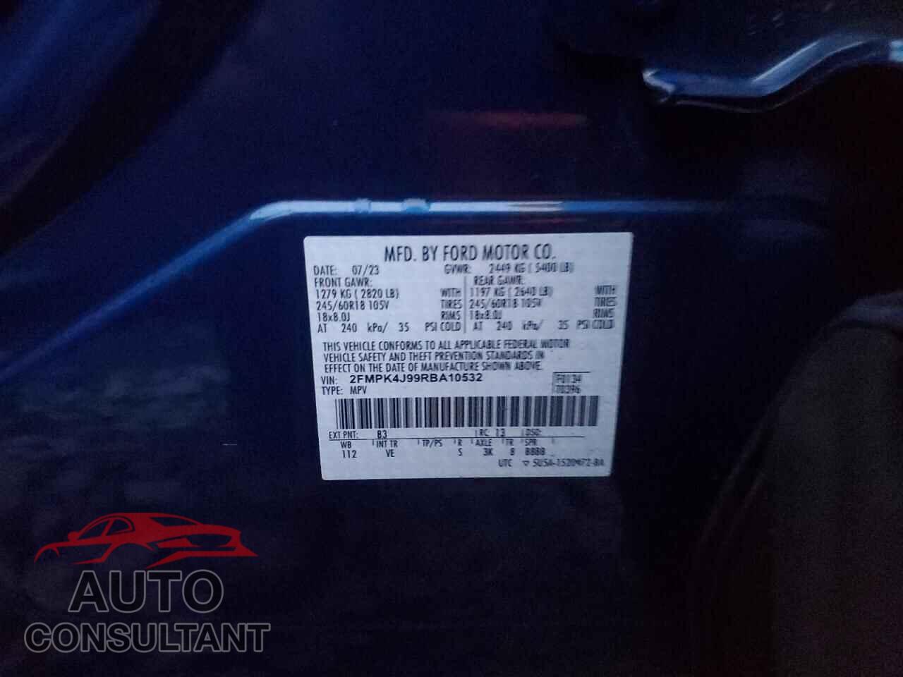 FORD EDGE 2024 - 2FMPK4J99RBA10532