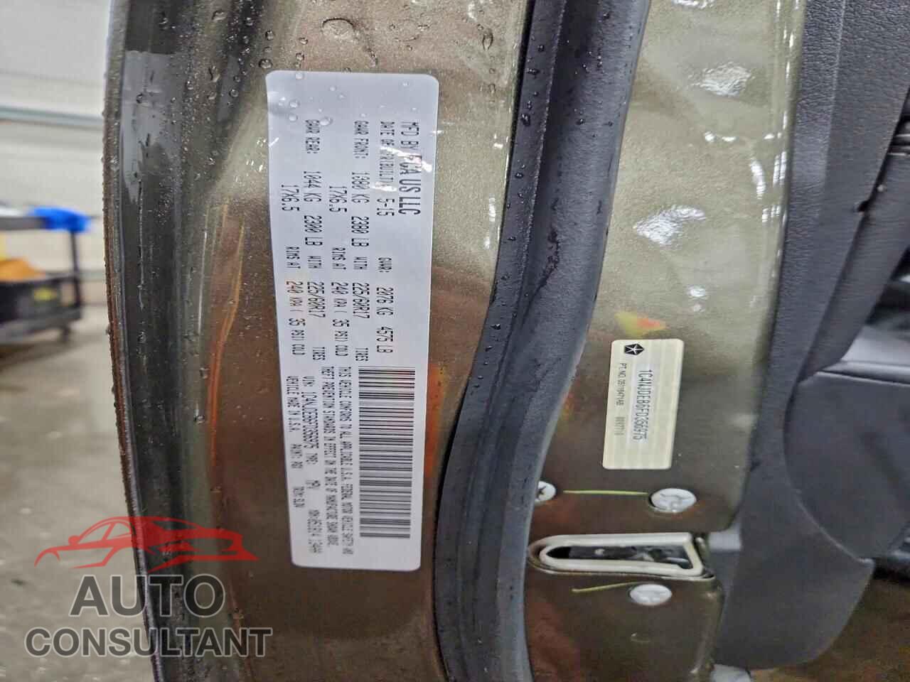 JEEP COMPASS 2015 - 1C4NJDEB6FD356975