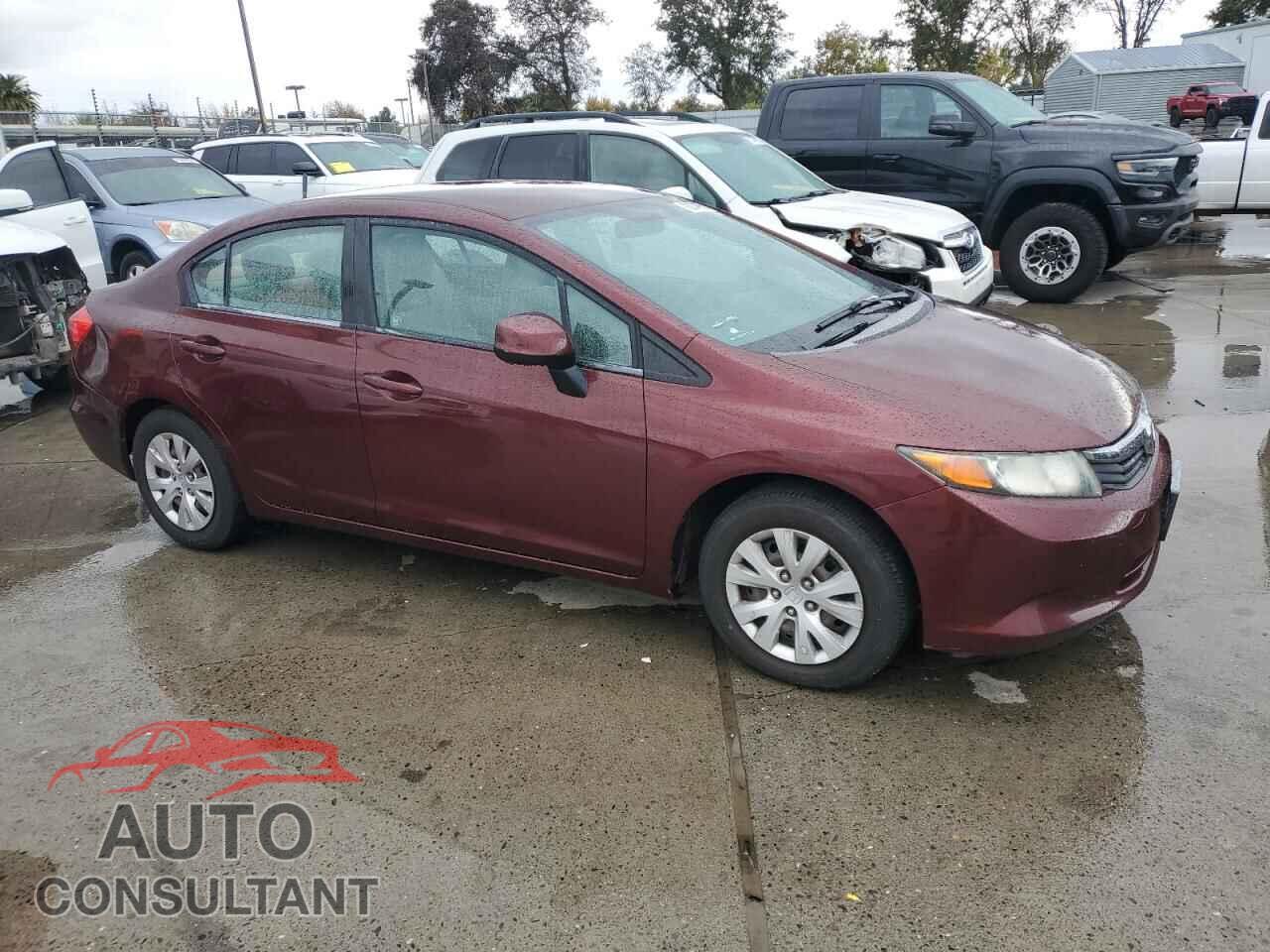 HONDA CIVIC 2012 - 19XFB2F50CE353790