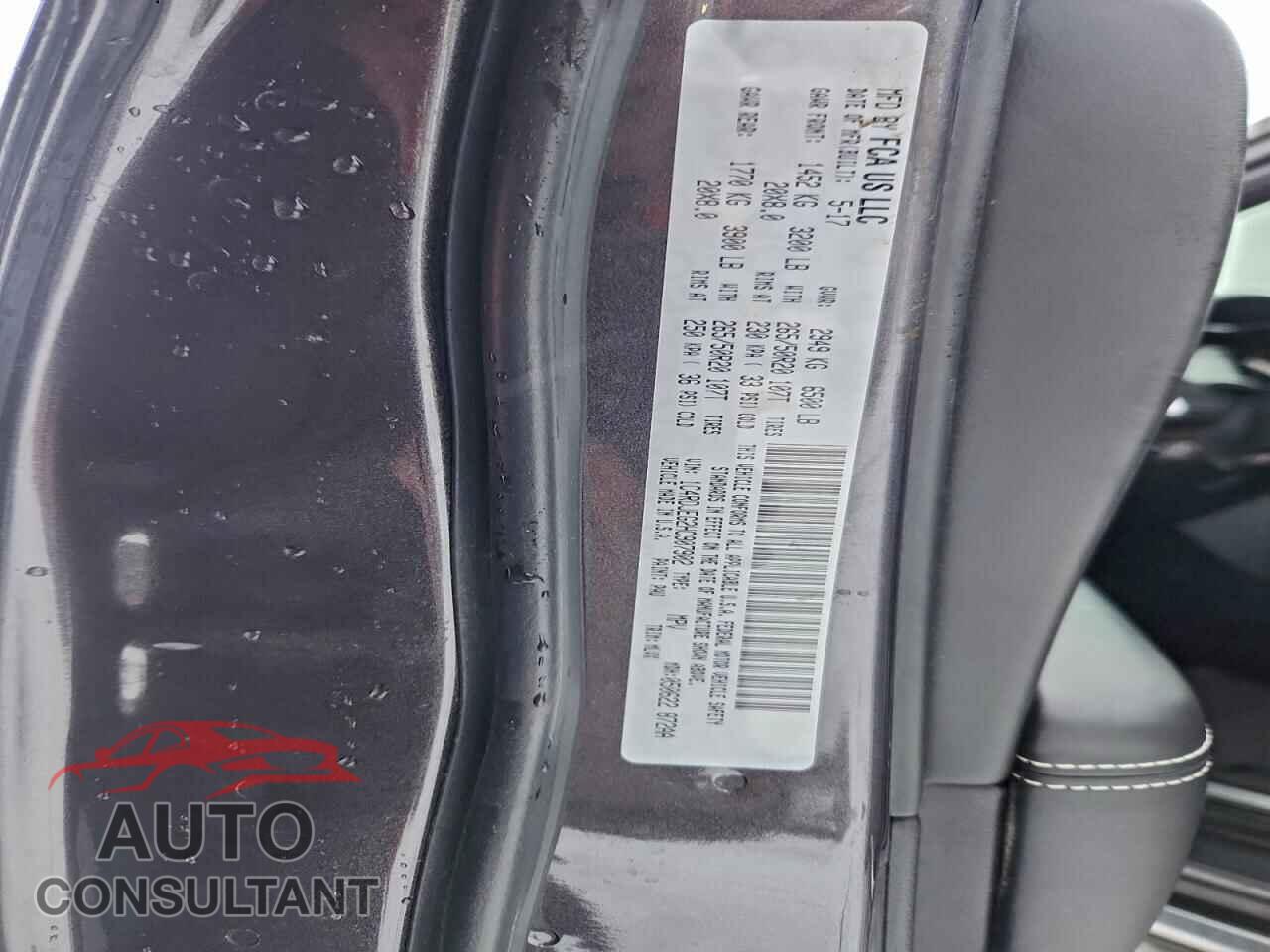 DODGE DURANGO 2017 - 1C4RDJEG2HC907902