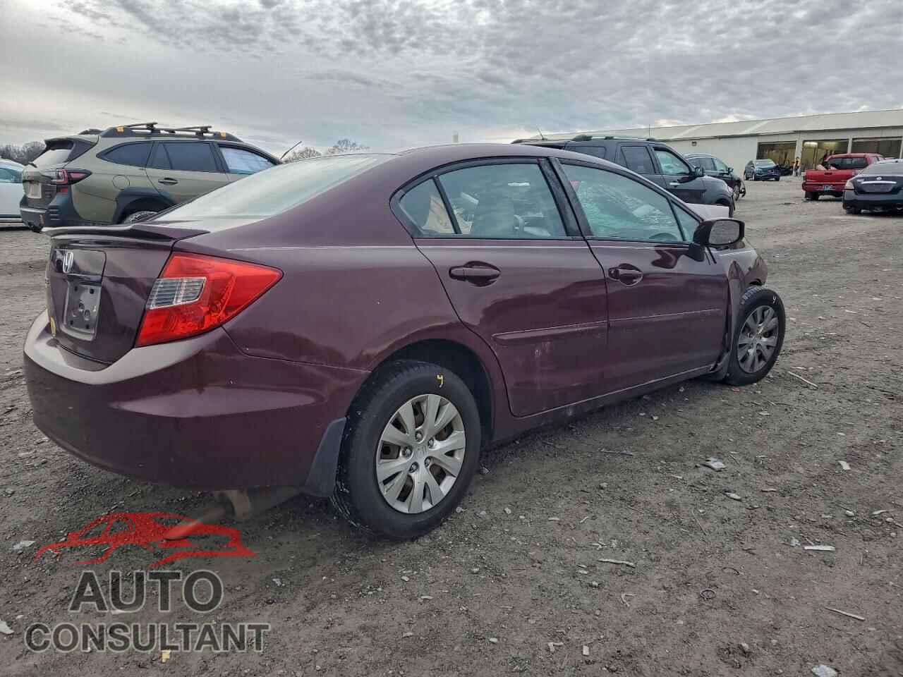 HONDA CIVIC 2012 - 19XFB2F5XCE083760