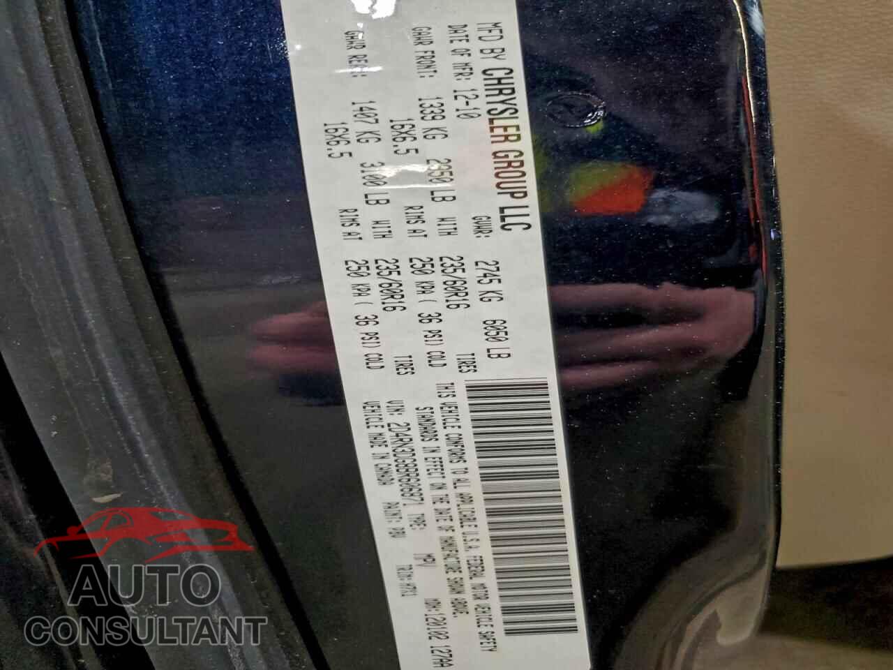 DODGE CARAVAN 2011 - 2D4RN3DG8BR606871