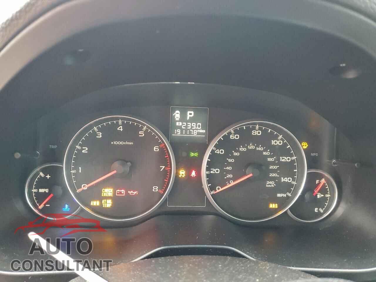 SUBARU OUTBACK 2014 - 4S4BRBCC0E3201253