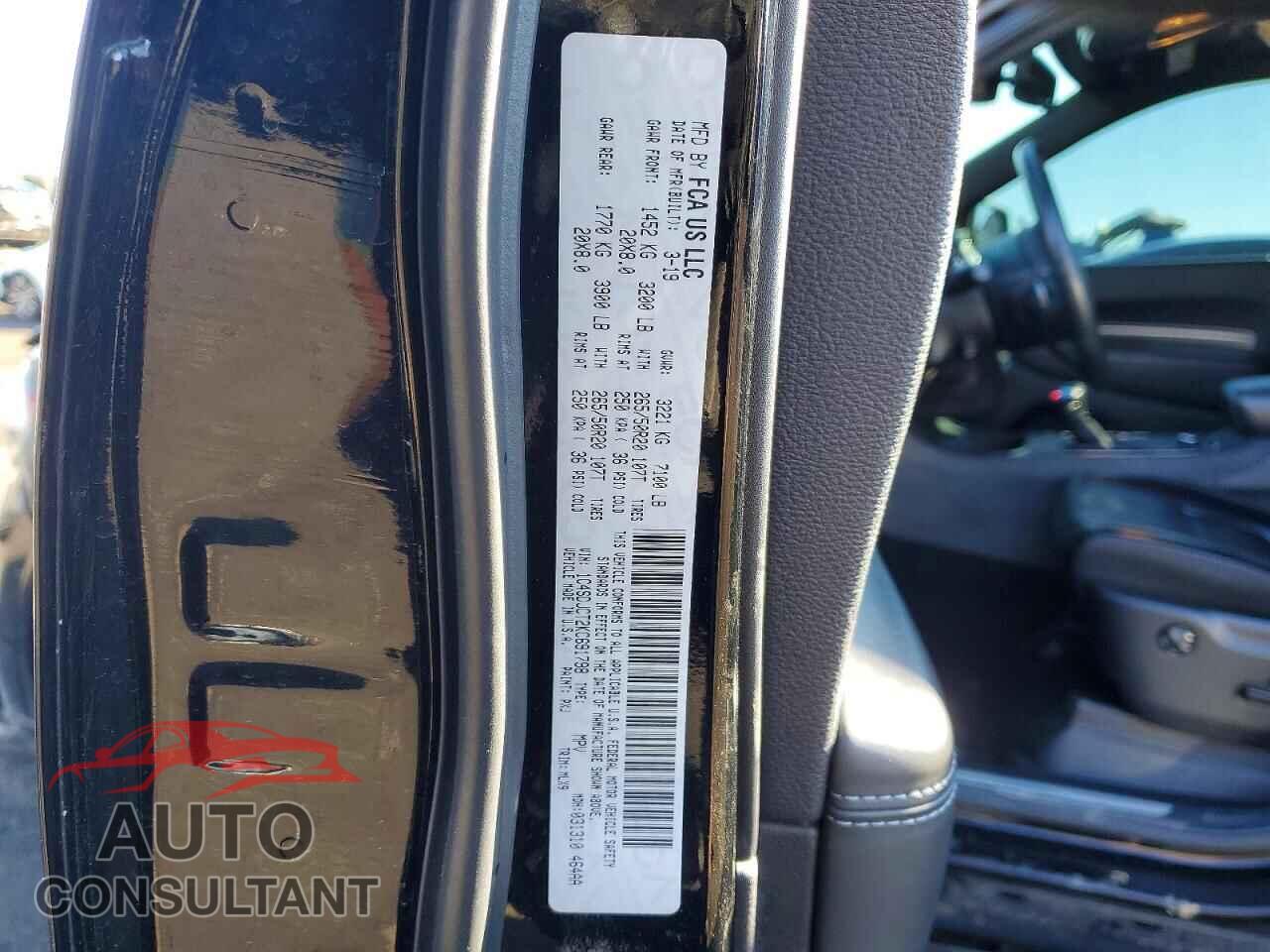 DODGE DURANGO 2019 - 1C4SDJCT2KC691798