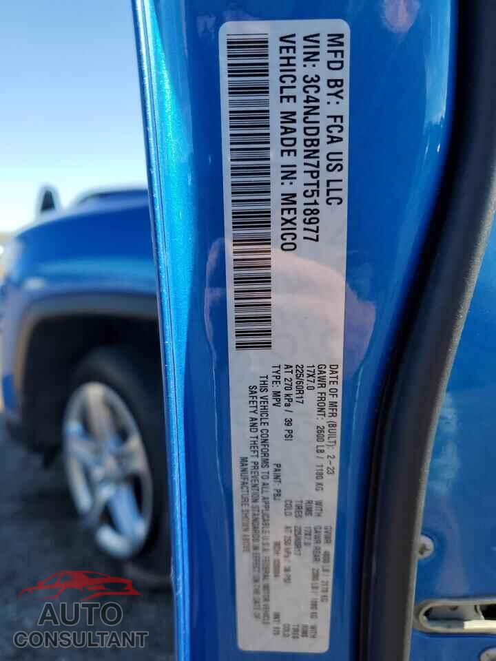 JEEP COMPASS 2023 - 3C4NJDBN7PT518977