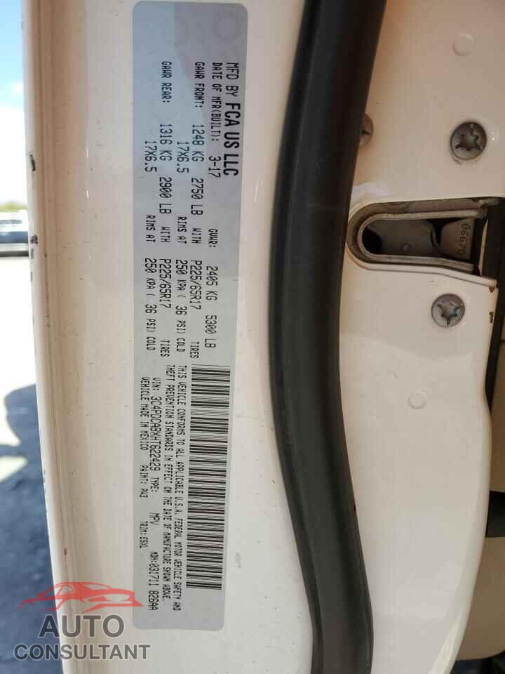 DODGE JOURNEY 2017 - 3C4PDCABXHT622429