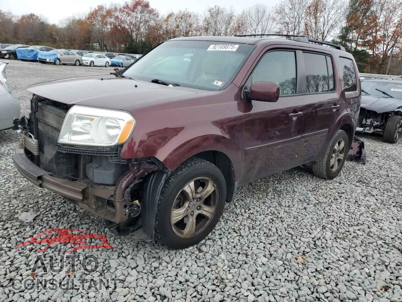 HONDA PILOT 2012 - 5FNYF4H44CB027224